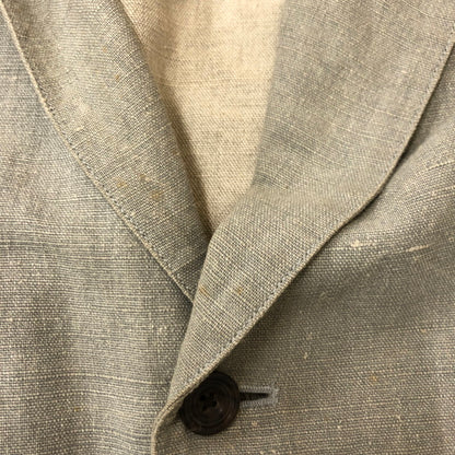 【中古品】【メンズ】 AVON HOUSE エーボンハウス COTTON LINEN JACKET EJL3110 コットン リネン ジャケット トップス ブレザー 145-250519-KS-18-tei サイズ：FL カラー：グレー 万代Net店