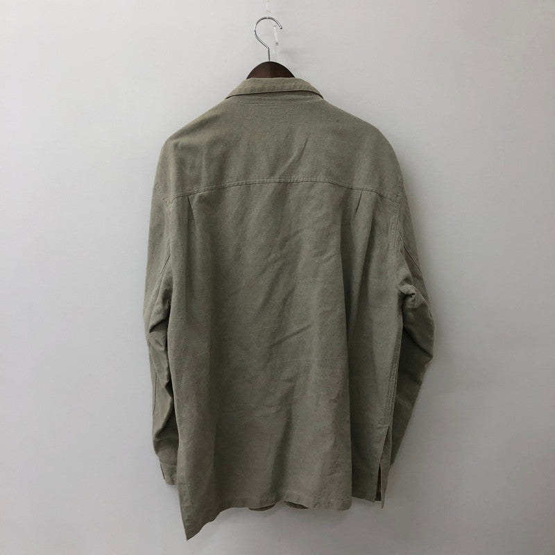 【中古品】【メンズ】 AVON HOUSE エーボンハウス COTTON LINEN JACKET EJL3110 コットン リネン ジャケット トップス ブレザー 145-250519-KS-18-tei サイズ：FL カラー：グレー 万代Net店