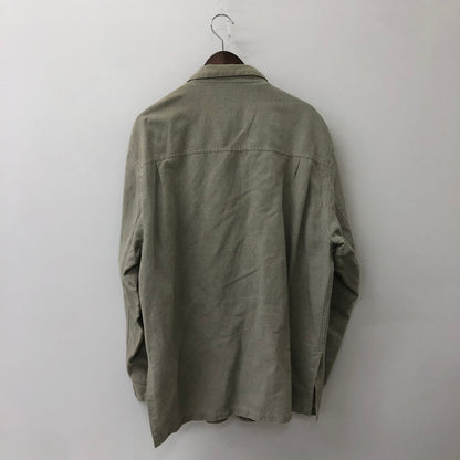 【中古品】【メンズ】 AVON HOUSE エーボンハウス COTTON LINEN JACKET EJL3110 コットン リネン ジャケット トップス ブレザー 145-250519-KS-18-tei サイズ：FL カラー：グレー 万代Net店