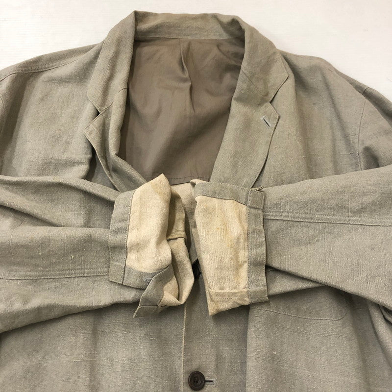 【中古品】【メンズ】 AVON HOUSE エーボンハウス COTTON LINEN JACKET EJL3110 コットン リネン ジャケット トップス ブレザー 145-250519-KS-18-tei サイズ：FL カラー：グレー 万代Net店