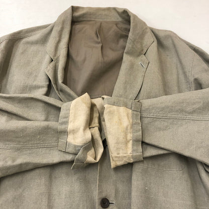 【中古品】【メンズ】 AVON HOUSE エーボンハウス COTTON LINEN JACKET EJL3110 コットン リネン ジャケット トップス ブレザー 145-250519-KS-18-tei サイズ：FL カラー：グレー 万代Net店