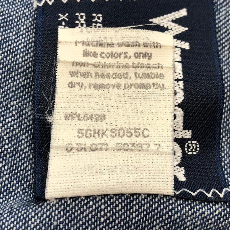 【現状渡し品】【メンズ】 Wrangler ラングラー L/S DENIM WESTERN SHIRT 70127MW ロングスリーブ デニム ウエスタンシャツ 長袖 トップス 145-250512-KS-10-tei サイズ：16 1/2 - 34 カラー：インディゴ 万代Net店