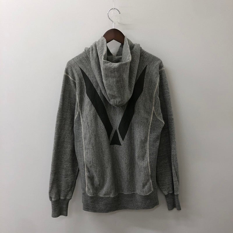 【中古品】【メンズ】 Buzz Rickson's バズリクソンズ × BEAMS ビームス 別注 コラボ 21AW U.S.AIR FORCE ACADEMY REVERSE SWEAT PARKA アメリカ空軍学校 リバースウェット パーカー トップス プルオーバーフーディー 145-250512-ks-20-fuz サイズ：L カラー：ライトグレー 万代Net店