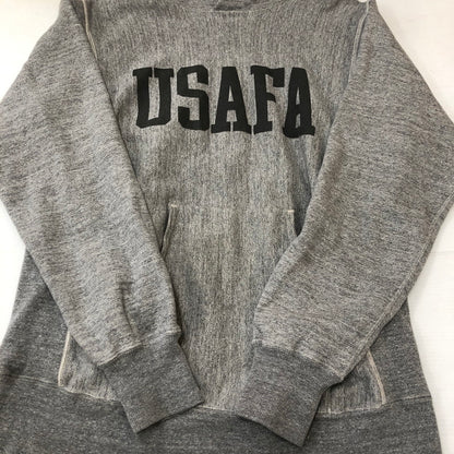 【中古品】【メンズ】 Buzz Rickson's バズリクソンズ × BEAMS ビームス 別注 コラボ 21AW U.S.AIR FORCE ACADEMY REVERSE SWEAT PARKA アメリカ空軍学校 リバースウェット パーカー トップス プルオーバーフーディー 145-250512-ks-20-fuz サイズ：L カラー：ライトグレー 万代Net店