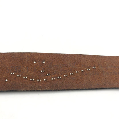 【中古品】【メンズ】 RockMount ロックマウント LEATHER STUDS BELT USA製 レザー スタッズベルト アクセサリー 服飾雑貨 205-250612-kk-07-tei サイズ：36 カラー：ブラック 万代Net店