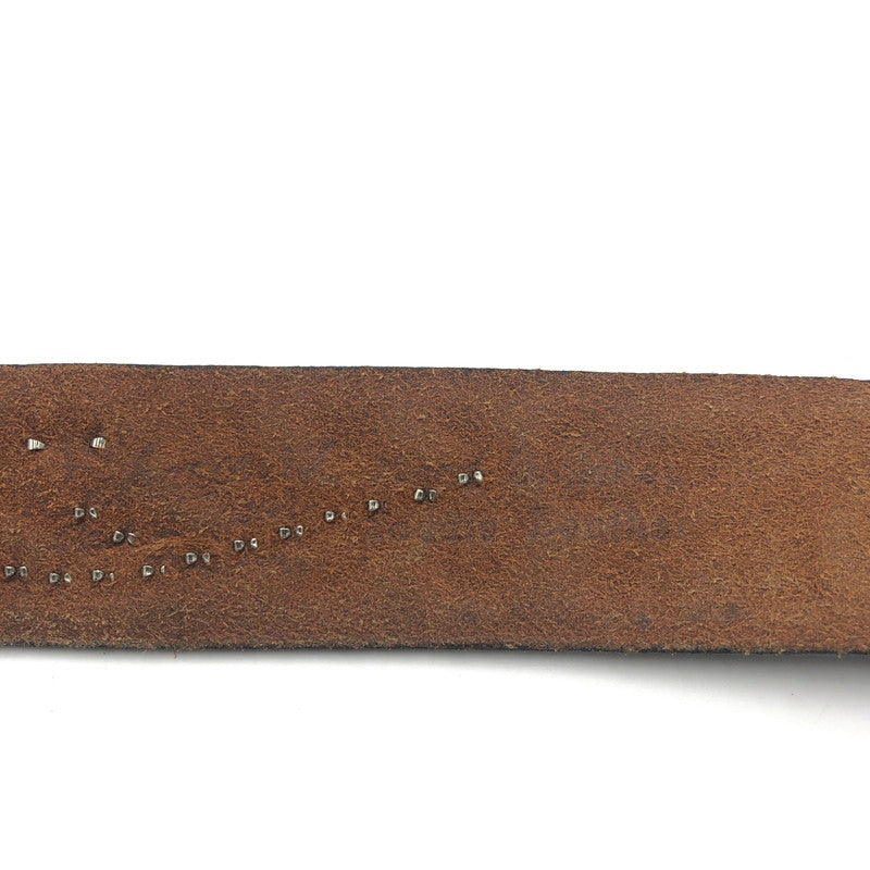 【中古品】【メンズ】 RockMount ロックマウント LEATHER STUDS BELT USA製 レザー スタッズベルト アクセサリー 服飾雑貨 205-250612-kk-07-tei サイズ：36 カラー：ブラック 万代Net店