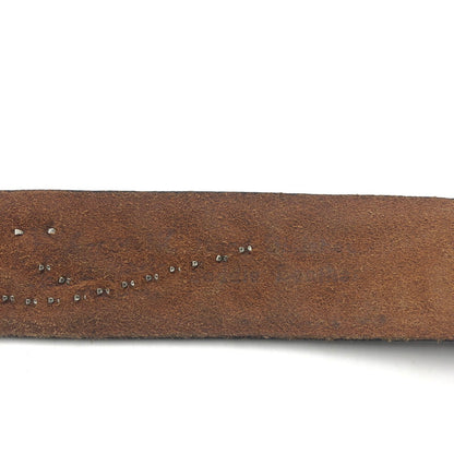 【中古品】【メンズ】 RockMount ロックマウント LEATHER STUDS BELT USA製 レザー スタッズベルト アクセサリー 服飾雑貨 205-250612-kk-07-tei サイズ：36 カラー：ブラック 万代Net店