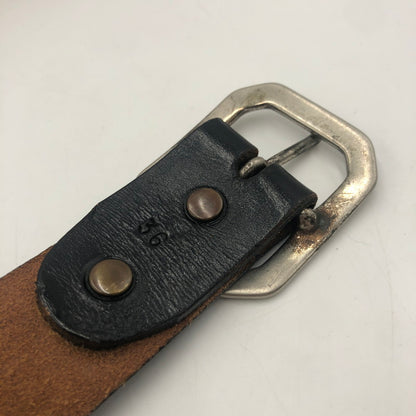 【中古品】【メンズ】 RockMount ロックマウント LEATHER STUDS BELT USA製 レザー スタッズベルト アクセサリー 服飾雑貨 205-250612-kk-07-tei サイズ：36 カラー：ブラック 万代Net店