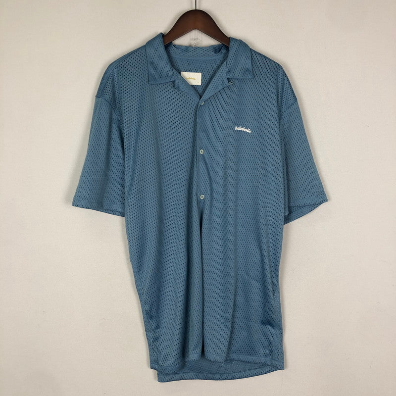 【中古品】【メンズ】 BALLAHOLIC ボーラホリック TSC MESH T-SHIRT BHCTO-00751-GBL-XL メッシュ Tシャツ 半袖 トップス 147-251015-yo-14-tei サイズ：XL カラー：gris blue 万代Net店