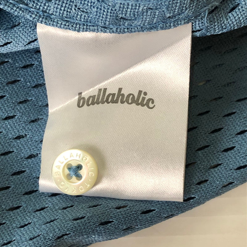 【中古品】【メンズ】 BALLAHOLIC ボーラホリック TSC MESH T-SHIRT BHCTO-00751-GBL-XL メッシュ Tシャツ 半袖 トップス 147-251015-yo-14-tei サイズ：XL カラー：gris blue 万代Net店