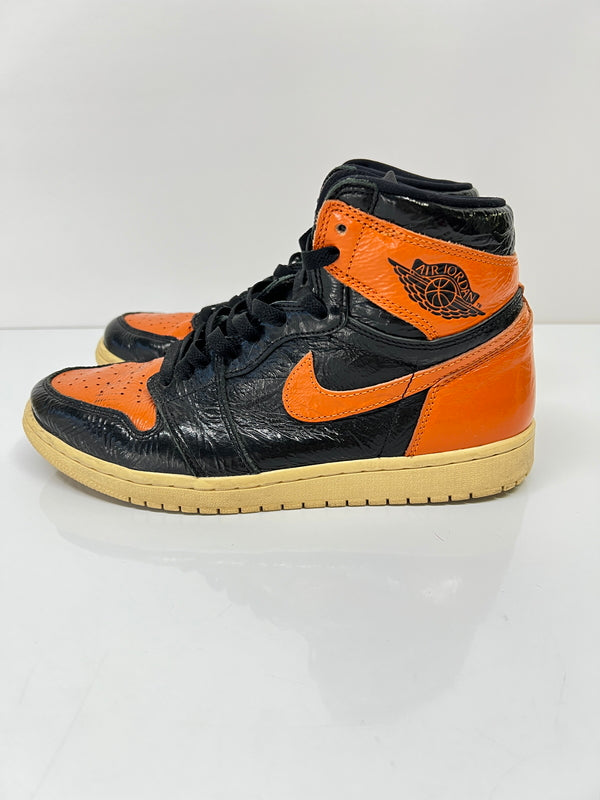 【中古品】【メンズ】 NIKE ナイキ 555088-028 AIR JORDAN 1 HIGH SHATTERED BACKBOARD 3.0 エアジョーダン 靴 シューズ ハイカット スニーカー 160-260927-AS-2-hon サイズ：27cm US9 カラー：オレンジ/ブラック 万代Net店