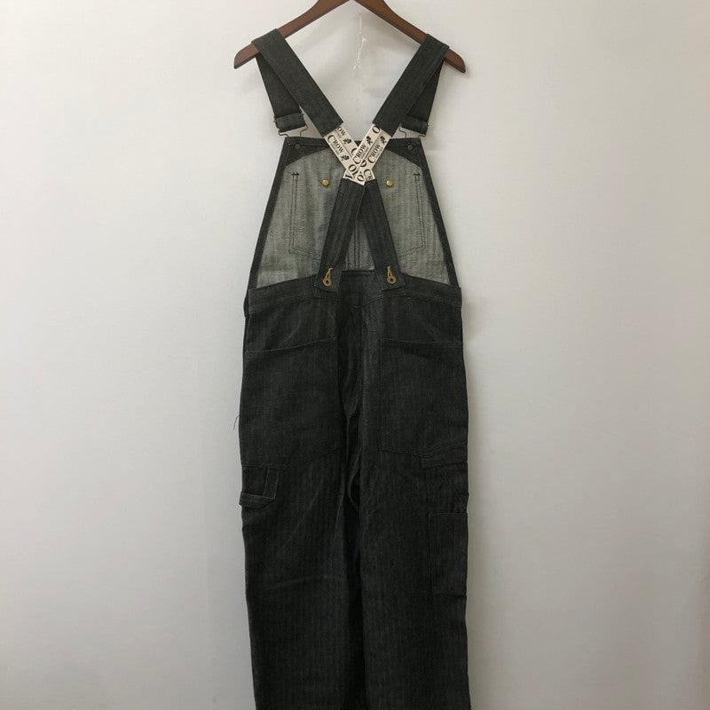 【中古品】【メンズ】 OLD CROW オールドクロウ DENIM OVERALL 0C-21-SS-03 デニム オーバーオール ボトムス パンツ 145-250522-kk-60-tei サイズ：S カラー：ブラック 万代Net店