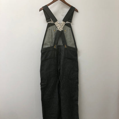 【中古品】【メンズ】 OLD CROW オールドクロウ DENIM OVERALL 0C-21-SS-03 デニム オーバーオール ボトムス パンツ 145-250522-kk-60-tei サイズ：S カラー：ブラック 万代Net店