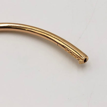 【中古品】【メンズ】 CARTIER カルティエ JUST UN CLOU BRACELET CLASSIC MODEL DIAMONDS ジュスト アン クル ブレスレット クラシック モデル ダイヤモンド アクセサリー ゴールドジュエリー 182-250515-kk-39-tei サイズ：内周:約21cm カラー：イエローゴールド 万代Net店