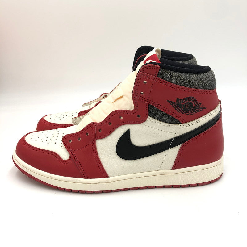 【中古美品】【メンズ】 NIKE ナイキ AIR JORDAN 1 HIGH OG LOST & FOUND CHICAGO DZ5485-612 エアジョーダン 1 レトロ ハイ オリジナル ロスト&ファウンド/シカゴ スニーカー 靴 160-250606-kk-12-tei カラー：VARSITY RED/BLACK-SAIL-MUSLIN 万代Net店