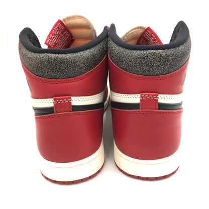 【中古美品】【メンズ】 NIKE ナイキ AIR JORDAN 1 HIGH OG LOST & FOUND CHICAGO DZ5485-612 エアジョーダン 1 レトロ ハイ オリジナル ロスト&ファウンド/シカゴ スニーカー 靴 160-250606-kk-12-tei カラー：VARSITY RED/BLACK-SAIL-MUSLIN 万代Net店