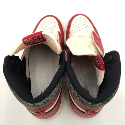 【中古美品】【メンズ】 NIKE ナイキ AIR JORDAN 1 HIGH OG LOST & FOUND CHICAGO DZ5485-612 エアジョーダン 1 レトロ ハイ オリジナル ロスト&ファウンド/シカゴ スニーカー 靴 160-250606-kk-12-tei カラー：VARSITY RED/BLACK-SAIL-MUSLIN 万代Net店