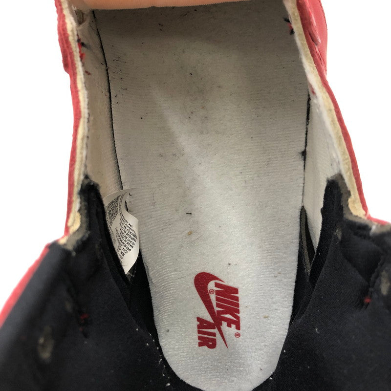 【中古美品】【メンズ】 NIKE ナイキ AIR JORDAN 1 HIGH OG LOST & FOUND CHICAGO DZ5485-612 エアジョーダン 1 レトロ ハイ オリジナル ロスト&ファウンド/シカゴ スニーカー 靴 160-250606-kk-12-tei カラー：VARSITY RED/BLACK-SAIL-MUSLIN 万代Net店