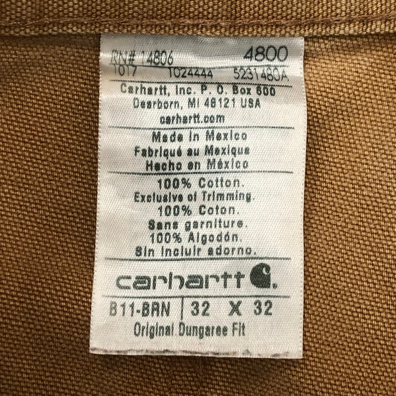 【中古品】【メンズ】 Carhartt カーハート WASHED DUCK PAINTER PANTS B11-BRN ウォッシュド ダックペインターパンツ ボトムス メキシコ製 156-250522-kk-57-tei サイズ：32 カラー：ブラウン 万代Net店