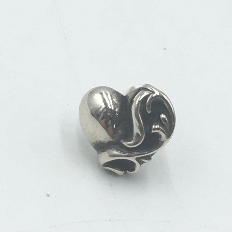 【中古品】【メンズ】 CHROME HEARTS クロムハーツ STUD HEART ハート スタッドピアス アクセサリー 190-250607-kk-04-fuz カラー：シルバー 万代Net店