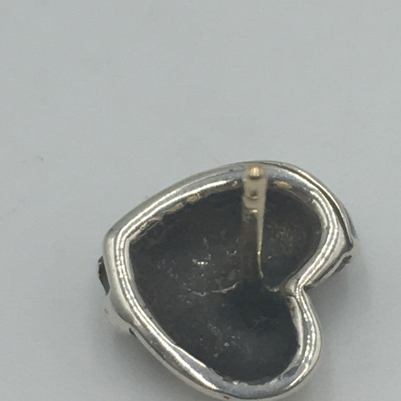 【中古品】【メンズ】 CHROME HEARTS クロムハーツ STUD HEART ハート スタッドピアス アクセサリー 190-250607-kk-04-fuz カラー：シルバー 万代Net店