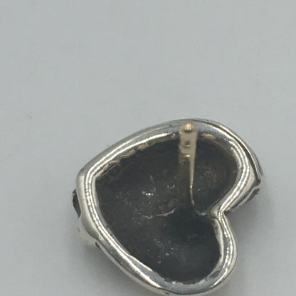 【中古品】【メンズ】 CHROME HEARTS クロムハーツ STUD HEART ハート スタッドピアス アクセサリー 190-250607-kk-04-fuz カラー：シルバー 万代Net店