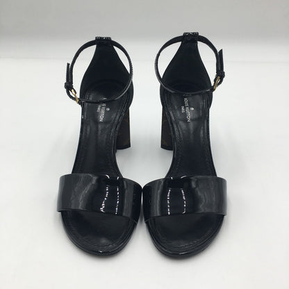 【中古品】【レディース】 シルエットライン モノグラム サンダル BR0198 パテント レザー 靴 179-250519-KS-24-tei サイズ：34 カラー：ブラック 万代Net店