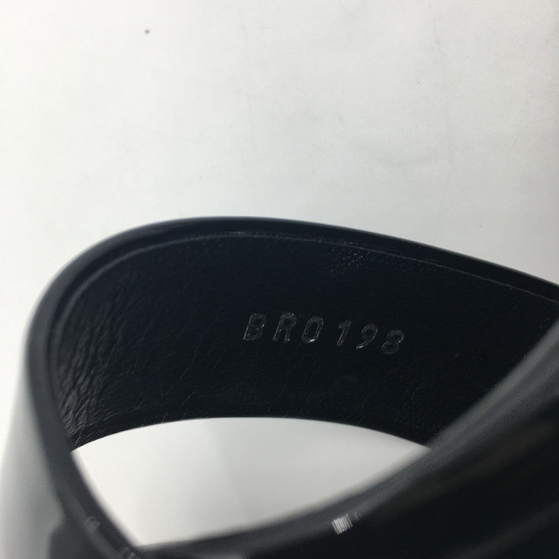 【中古品】【レディース】 シルエットライン モノグラム サンダル BR0198 パテント レザー 靴 179-250519-KS-24-tei サイズ：34 カラー：ブラック 万代Net店