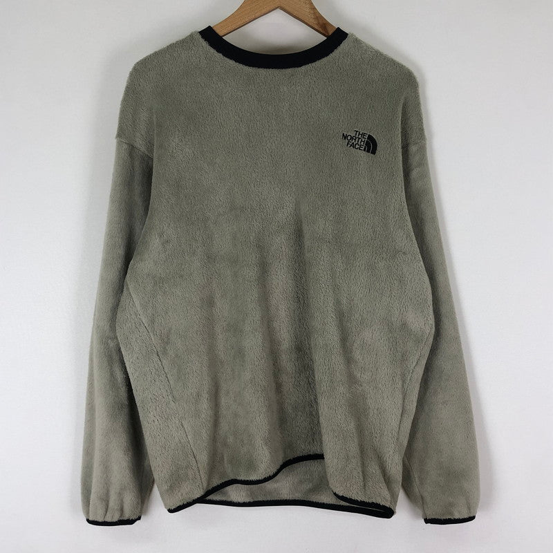 【中古品】【メンズ】 THE NORTH FACE ザ・ノースフェイス VERSA MID CREW NA72480 バーサ ミッド クルー 長袖 トップス フリース 144-251126-ks-19-tei サイズ：M カラー：グレー 万代Net店