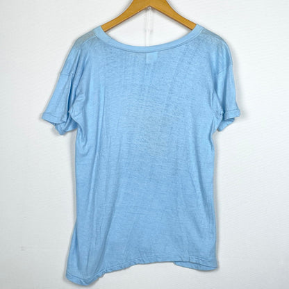 【現状渡し品】【メンズ】 TRANSTEES トランスティーズ BIKINI INSPECTOR HAWAII TEE ビキニ インペクター ハワイ Tシャツ 半袖 トップス 145-260731-sa-04-tei サイズ：L カラー：ブルー 万代Net店
