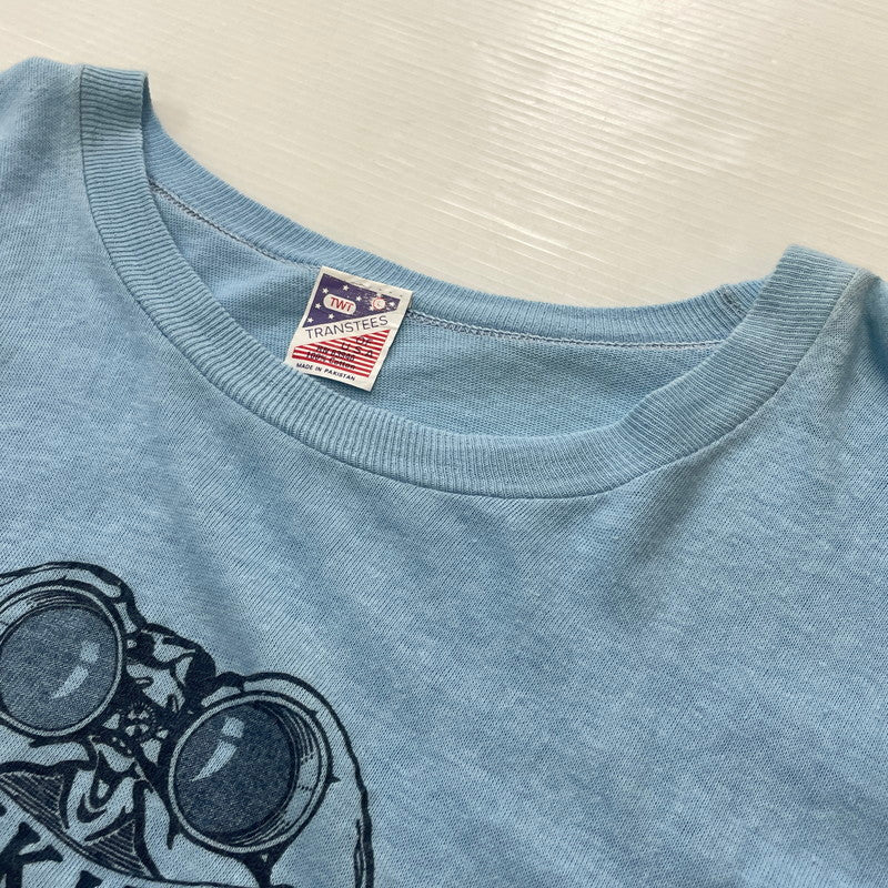 【現状渡し品】【メンズ】 TRANSTEES トランスティーズ BIKINI INSPECTOR HAWAII TEE ビキニ インペクター ハワイ Tシャツ 半袖 トップス 145-260731-sa-04-tei サイズ：L カラー：ブルー 万代Net店