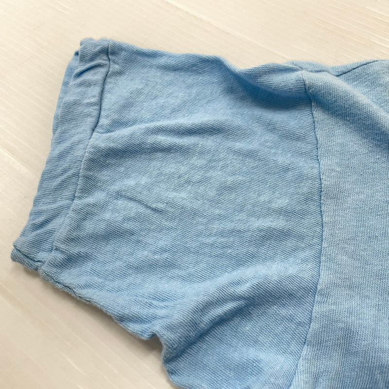 【現状渡し品】【メンズ】 TRANSTEES トランスティーズ BIKINI INSPECTOR HAWAII TEE ビキニ インペクター ハワイ Tシャツ 半袖 トップス 145-260731-sa-04-tei サイズ：L カラー：ブルー 万代Net店