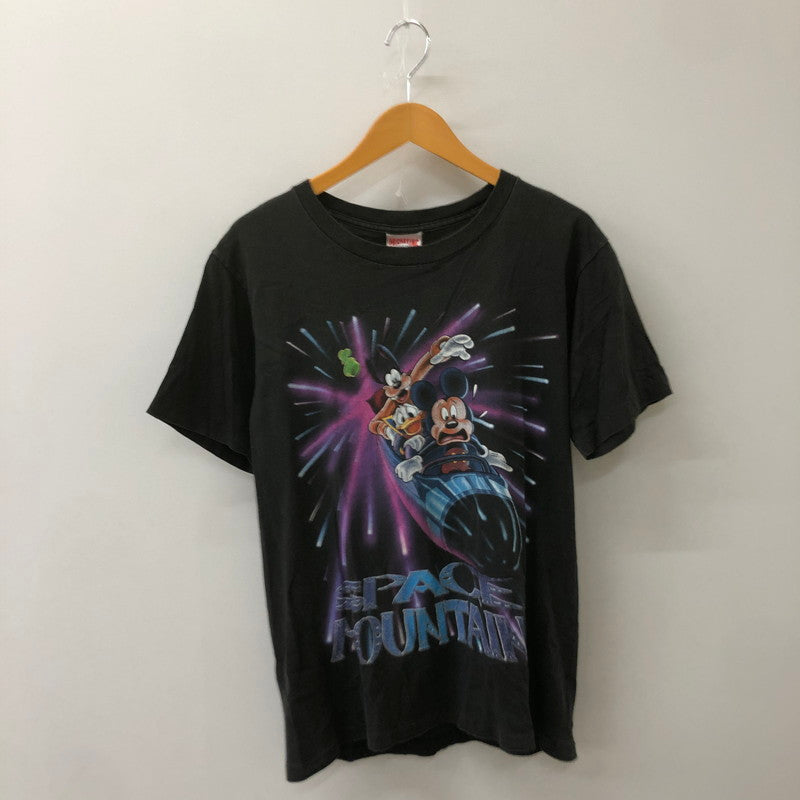 【中古品】【メンズ】 DISNEY MICKEY.INC ディズニー ミッキー 90’s SPACE MOUNTAIN S/S PRINT TEE 90年代 スペースマウンテン ショートスリーブ プリント Tシャツ 半袖 トップス 145-250522-kk-19-tei サイズ：S カラー：チャコール 万代Net店