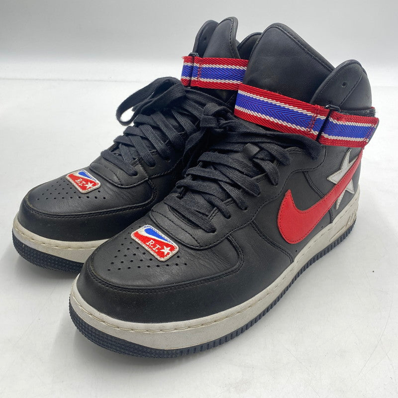 【中古品】【メンズ】 NIKE ナイキ AIR FORCE 1 HI RT エア フォース 1 ハイ/リカルド・ティッシ AQ3366-001 スニーカー 靴 160-260516-nm-05-tei カラー：ブラック/レッド 万代Net店