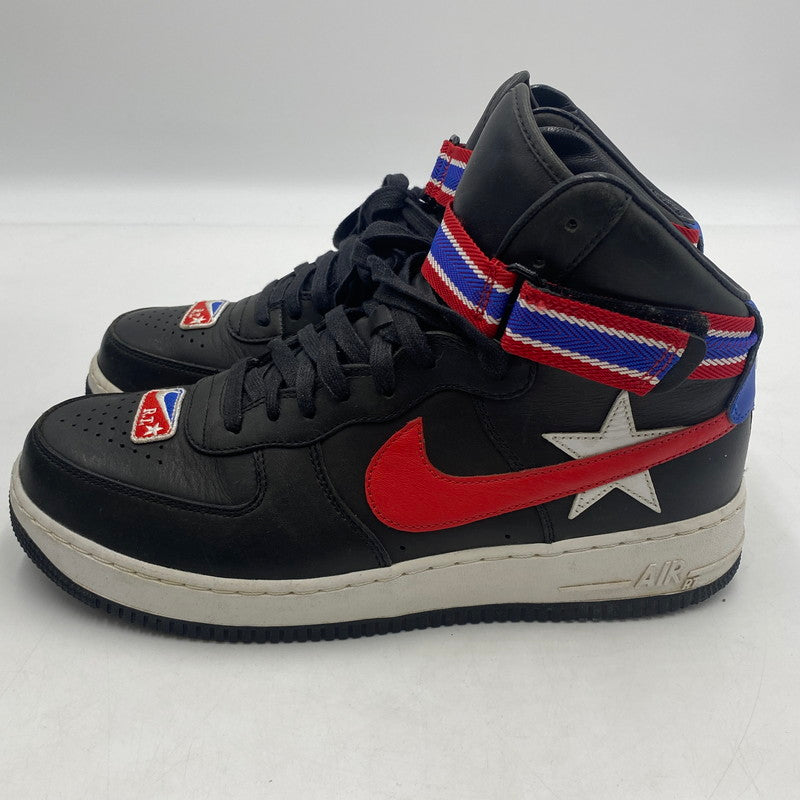 【中古品】【メンズ】 NIKE ナイキ AIR FORCE 1 HI RT エア フォース 1 ハイ/リカルド・ティッシ AQ3366-001 スニーカー 靴 160-260516-nm-05-tei カラー：ブラック/レッド 万代Net店