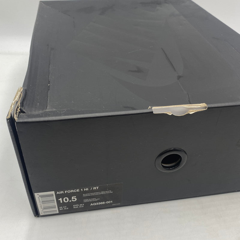 【中古品】【メンズ】 NIKE ナイキ AIR FORCE 1 HI RT エア フォース 1 ハイ/リカルド・ティッシ AQ3366-001 スニーカー 靴 160-260516-nm-05-tei カラー：ブラック/レッド 万代Net店