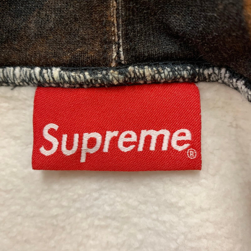 【中古品】【メンズ】 Supreme シュプリーム × Martin Wong マーティン ウォン 別注 コラボ 19AW 8 BALL HOODED SWEATSHIRT 8ボール フーデッド スウェットシャツ トップス プルオーバーパーカー 149-251217-yy-09-fuz サイズ：M カラー：オレンジ 万代Net店