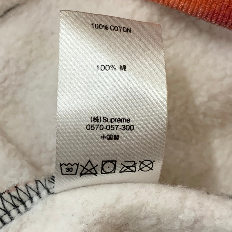 【中古品】【メンズ】 Supreme シュプリーム × Martin Wong マーティン ウォン 別注 コラボ 19AW 8 BALL HOODED SWEATSHIRT 8ボール フーデッド スウェットシャツ トップス プルオーバーパーカー 149-251217-yy-09-fuz サイズ：M カラー：オレンジ 万代Net店
