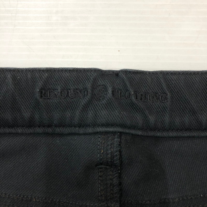 【中古品】【メンズ】 RESOUND CLOTHING リサウンドクロージング MICK DENIM JERSEY ST-020 ミック デニムジャージ ボトムス パンツ 158-250522-kk-54-tei サイズ：2 カラー：ブラック 万代Net店