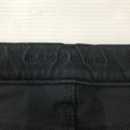 【中古品】【メンズ】 RESOUND CLOTHING リサウンドクロージング MICK DENIM JERSEY ST-020 ミック デニムジャージ ボトムス パンツ 158-250522-kk-54-tei サイズ：2 カラー：ブラック 万代Net店