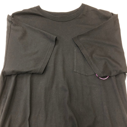 【中古品】【メンズ】 uniform experiment ユニフォームエクスペリメント 21SS AUTEHNTIC POCKET TEE UE-212049 オーセンティック ポケット Tシャツ 半袖 トップス 142-250522-kk-40-tei サイズ：4 カラー：ブラック 万代Net店