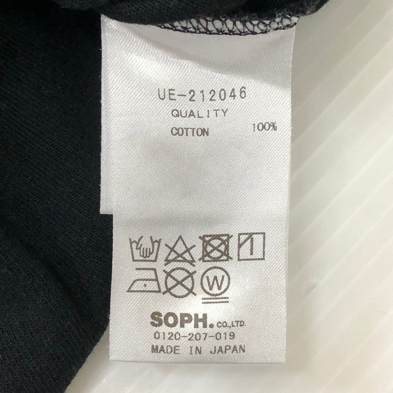 【中古品】【メンズ】 uniform experiment ユニフォームエクスペリメント 21AW AUTHENTIC L/S TEE UE-212046 オーセンティック ロングスリーブ Tシャツ 長袖 トップス 142-250522-kk-39-tei サイズ：4 カラー：ブラック 万代Net店