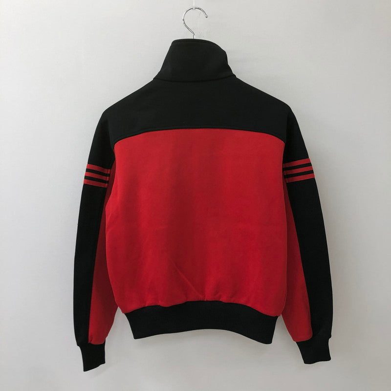 【中古品】【メンズ】 adidas アディダス 70～80's TRACK JACKET ATS-44F VINTAGE 70-80年代 トラックジャケット ライトアウター ジャージ ヴィンテージ 148-250524-kk-24-fuz サイズ：2 カラー：ブラック/レッド 万代Net店
