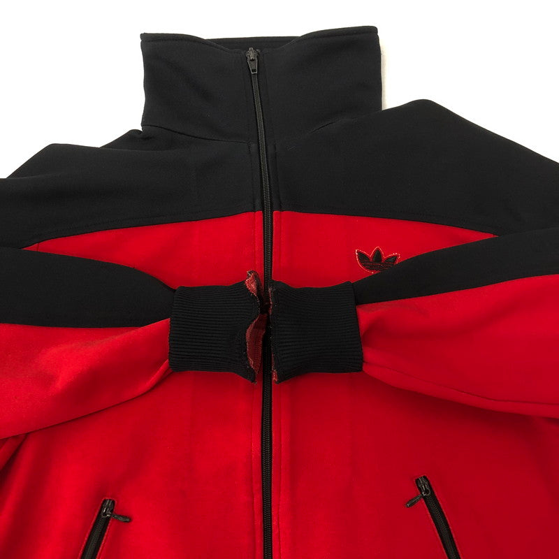 【中古品】【メンズ】 adidas アディダス 70～80's TRACK JACKET ATS-44F VINTAGE 70-80年代 トラックジャケット ライトアウター ジャージ ヴィンテージ 148-250524-kk-24-fuz サイズ：2 カラー：ブラック/レッド 万代Net店