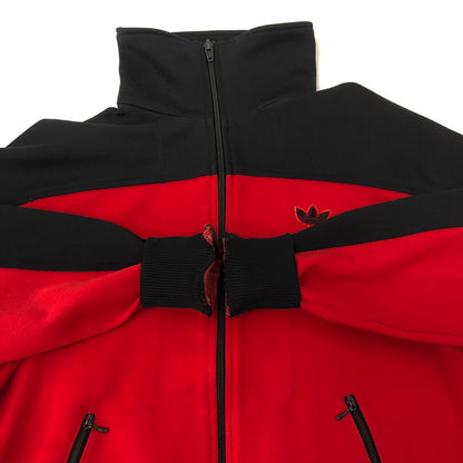 【中古品】【メンズ】 adidas アディダス 70～80's TRACK JACKET ATS-44F VINTAGE 70-80年代 トラックジャケット ライトアウター ジャージ ヴィンテージ 148-250524-kk-24-fuz サイズ：2 カラー：ブラック/レッド 万代Net店