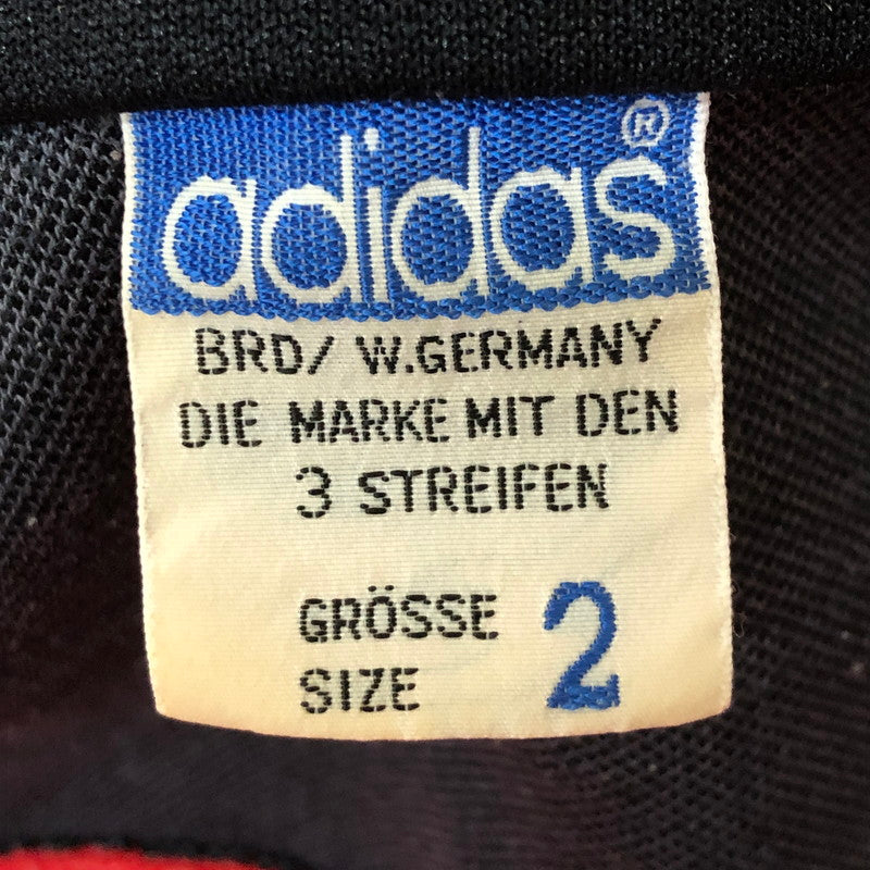【中古品】【メンズ】 adidas アディダス 70～80's TRACK JACKET ATS-44F VINTAGE 70-80年代 トラックジャケット ライトアウター ジャージ ヴィンテージ 148-250524-kk-24-fuz サイズ：2 カラー：ブラック/レッド 万代Net店