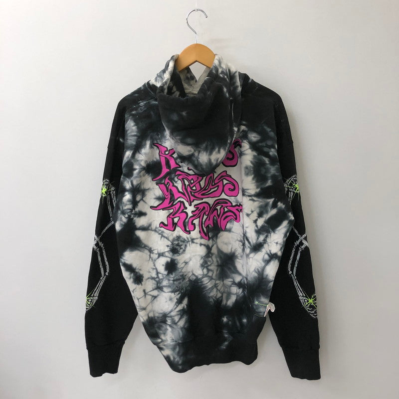 【中古品】【メンズ】 DIESEL ディーゼル S-ALBY-Y TIE DYE OVERSIZED HOODED SWEATSHIRT 20KG7849 タイダイ オーバーサイズ フーデッド スウェットシャツ トップス プルオーバーパーカー フーディー 141-250524-kk-06-tei サイズ：M カラー：ブラック 万代Net店