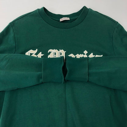 【中古品】【メンズ】 MONCLER モンクレール 22AW ST MORIS PATCH CREW SWEAT H20918G00023 809KR クルーネックスウェット トップス トレーナー 141-260529-sm-01-otoh サイズ：M カラー：グリーン 万代Net店