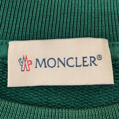 【中古品】【メンズ】 MONCLER モンクレール 22AW ST MORIS PATCH CREW SWEAT H20918G00023 809KR クルーネックスウェット トップス トレーナー 141-260529-sm-01-otoh サイズ：M カラー：グリーン 万代Net店