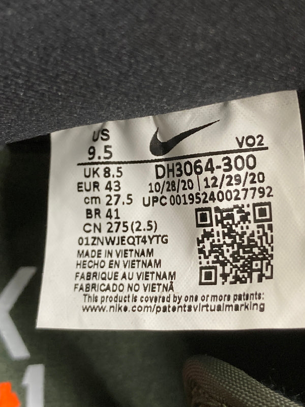 【中古美品】【メンズ】 NIKE ナイキ × UNDEAFEATED アンディーフィーテッド 別注 コラボ AIR FORCE 1 LOW SP DH3064-300 エア フォース 1 ロー スペシャル スニーカー 靴 160-260718-kk-35-hon カラー：CARGO KHAKI/BLACK-LIGHT LODEN 万代Net店